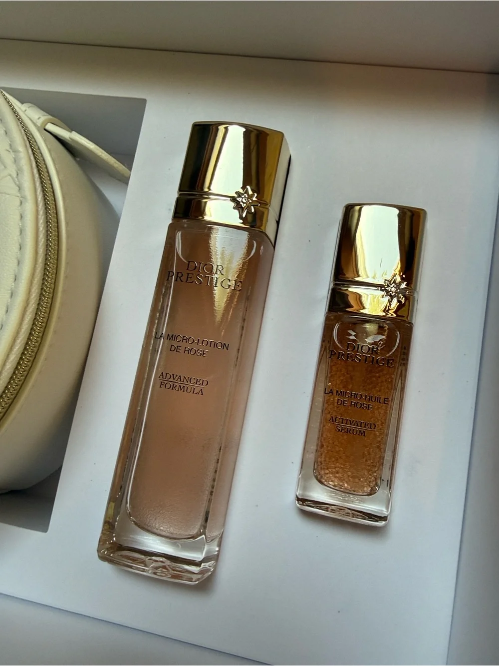 Dior Prestige White Vanity case & Dior Prestige Gift Set